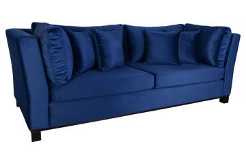 Forma 3 seter sofa, blå velur